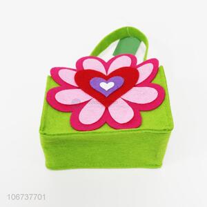 High sales flower <em>nonwovens</em> basket <em>nonwovens</em> <em>crafts</em>