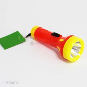 Wholesale price household flashlight plastic flashlight