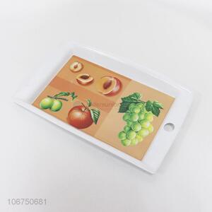 Factory price fruit pattern melamine food serving tray