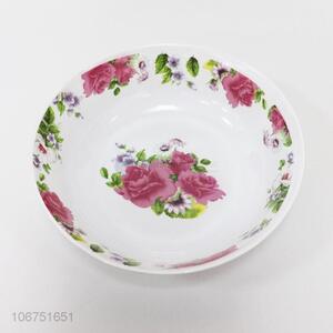 New arrival 10ich flower printed melamine soup bowl