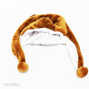 Factory Sell Plush Animal Head Hat for Children Fashion Warm Hats