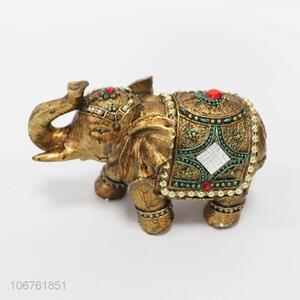 Unique design animal crafts resin elephant for home crafts decoration