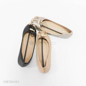 Good Quality Round Head Single Shoes For Women