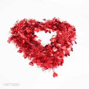 Hot Selling Colorful Heart Shape Festival Wreaths Garland