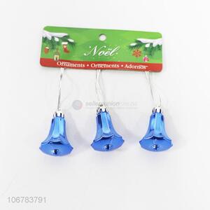 New Product Blue Christmas Bell Shaped Christmas Ornaments