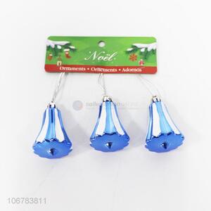 Direct Price Blue Christmas Bell Shaped Christmas Ornaments