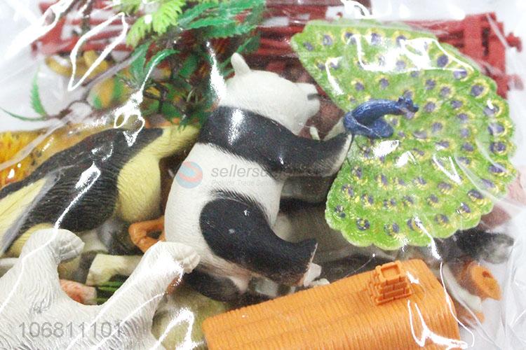 Creative Design Plastic Animal Model Pasture DIY Toy Set