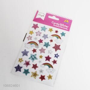 Best Selling Colorful Star Decorative Sticker