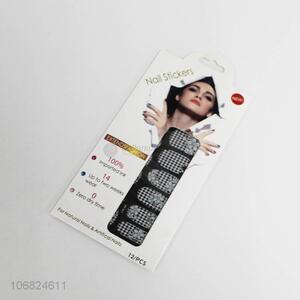 Premium quality fashion long lasting nail stickers for women