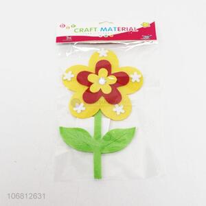 Wholesale felt artificial flower handcraft flower for clothes decoration DIY craft