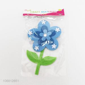 New products custom home wall decoration 3D flower felt sticker