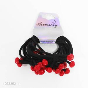 Promotional cheap 4pcs elastic hair rings