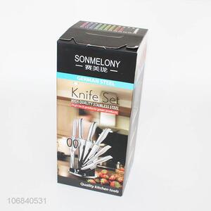 Superiro quality 7pcs stainless steel kitchen knife set