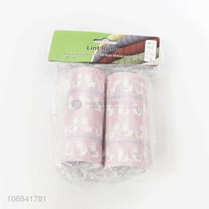 Factory price 2pcs sticky lint roller with pp handle