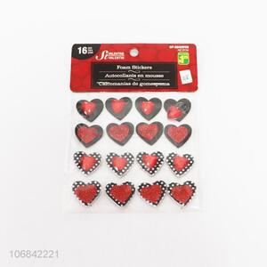 Cheap and good quality heart design foam sticker