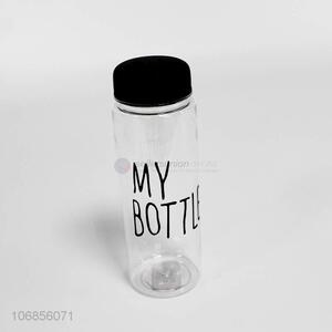 Custom Clear Plastic Water Bottle Fashion Space Cup