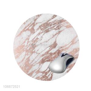 New Beautiful Round Marble Pattern Anti-Slip Computer Gaming Mouse Pad