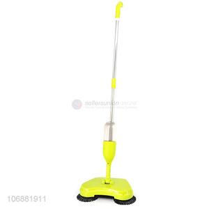Suitable price 360°spin spray sweeper for hard floor cleaning