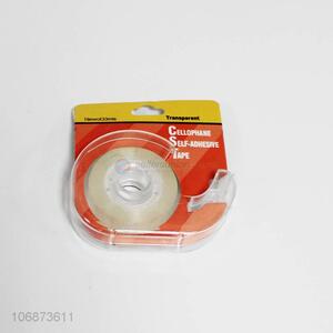 Wholesale Transparent Stationery Tape with Tape Cutter For Set Sale