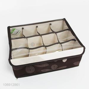 Best selling 12 grid collapsible lingerie storage box