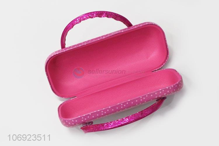New Design Handbag Shape Pvc Glasses Box With Handle