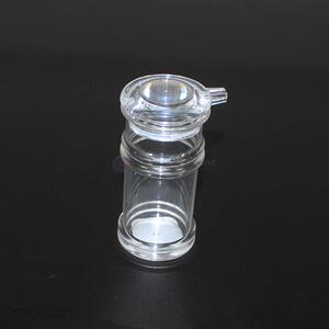 Wholesale kitchenware small clear glass sauce bottle with cap