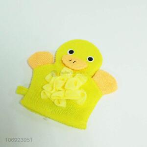 Wholesale Cartoon Duck Shape Bath Gloves