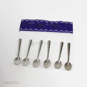 High quality 6pcs stainless iron spoon tablespoon
