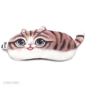 Promotional cute 3D cartoon cat printed sleeping mask sleeping eyeshade