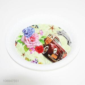 Premium quality round shape plastic serving trays and platters