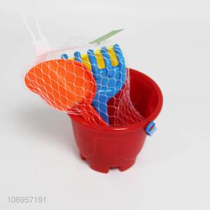 Custom Plastic Beach Bucket Colorful Sand Toy Set