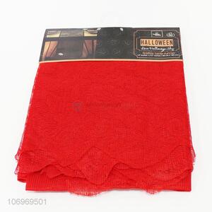 Hot Selling Polyester Table Cloth Red Table Cover