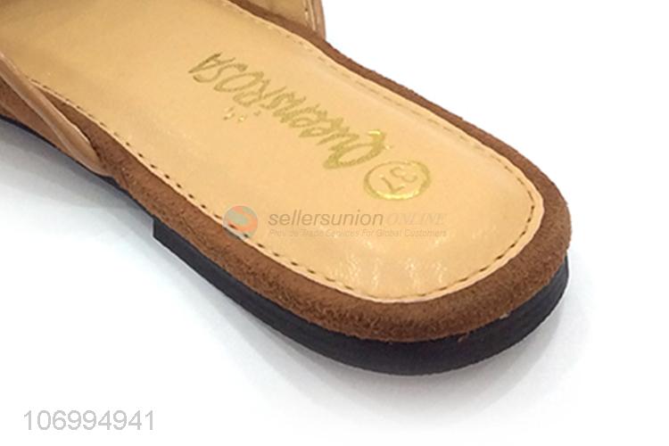 Best selling unique summer Muller slipper flat slipper for women