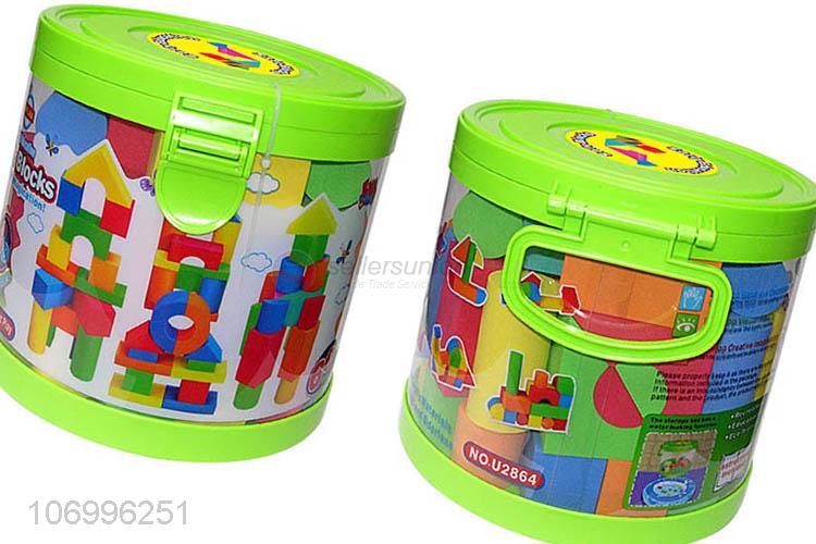 Hot sale 60pcs colorful EVA building blocks toddler educational toys