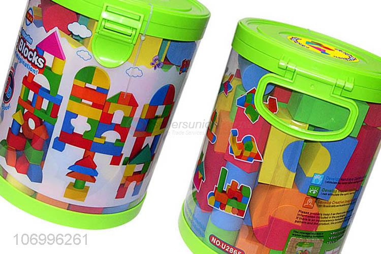 Competitive price 95pcs children intelligent toys colorful EVA building blocks
