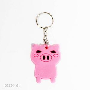 Modern Design Gift Toy Kids Animal Pig Soft Silicone Key Chain