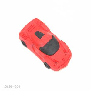 New products novelty stationery cartoon car shaped erasers