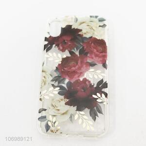 Lowest Price Flowers Pattern Cellphone <em>Mobile</em> <em>Phone</em> Protective Case Cover <em>Shell</em>