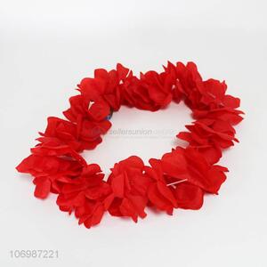 Fashion flower wreath flower necklace leis for party decoration