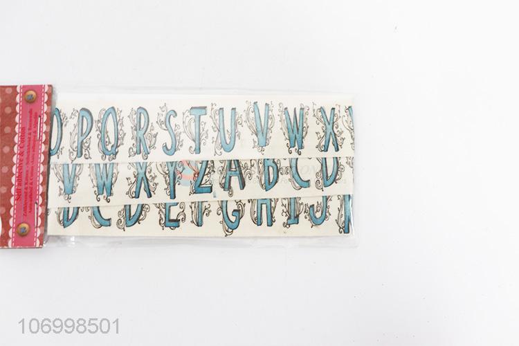 Wholesale eco-friendly decorative removable alphabet letters stickers
