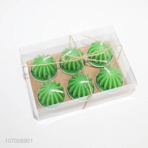 New Design 6 Pieces Plant Shape Craft Candle