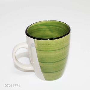 New design matcha green ceramic cup ceramic mug