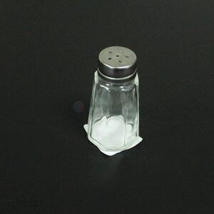 Best Quality Glass Condiment Bottle With Iron Lid