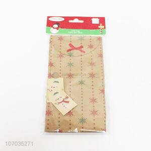 Good sale 3pcs Christmas snowflake printed paper envelope