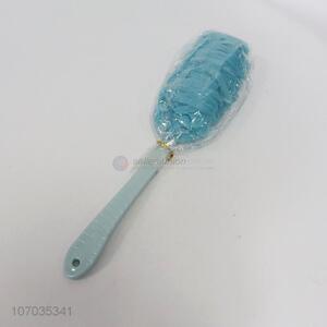 Hot selling exfoliating mesh loofah shower ball with plastic handle