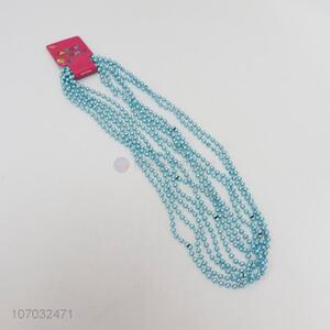 New products light blue plastic ball chain for Christmas tree ornaments