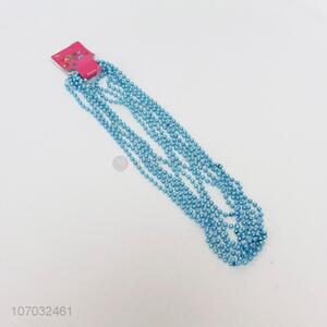 Promotional light blue decorative plastic ball chain for party