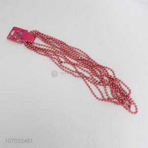 Good quality decorative red plastic ball chain for party
