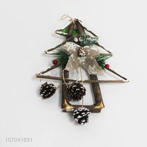 New arrival 100% handmade Christmas wooden tree ornaments