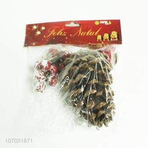 Premium quality Christmas tree pendant decoration pine cones